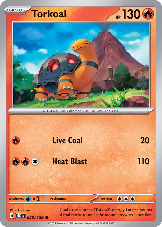 Torkoal (Basic Pokémon) (JTG-025/159) (Common)