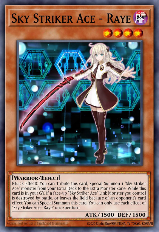Sky Striker Ace - Raye (MONSTER) (RA05-EN093) (UR/STAR)