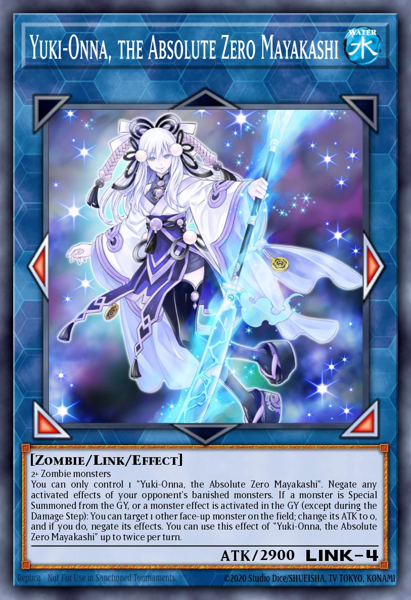 Yuki-Onna, the Absolute Zero Mayakashi (MONSTER) (RA05-EN057) (SR/UR/SE/UL/PS/CR/STAR)