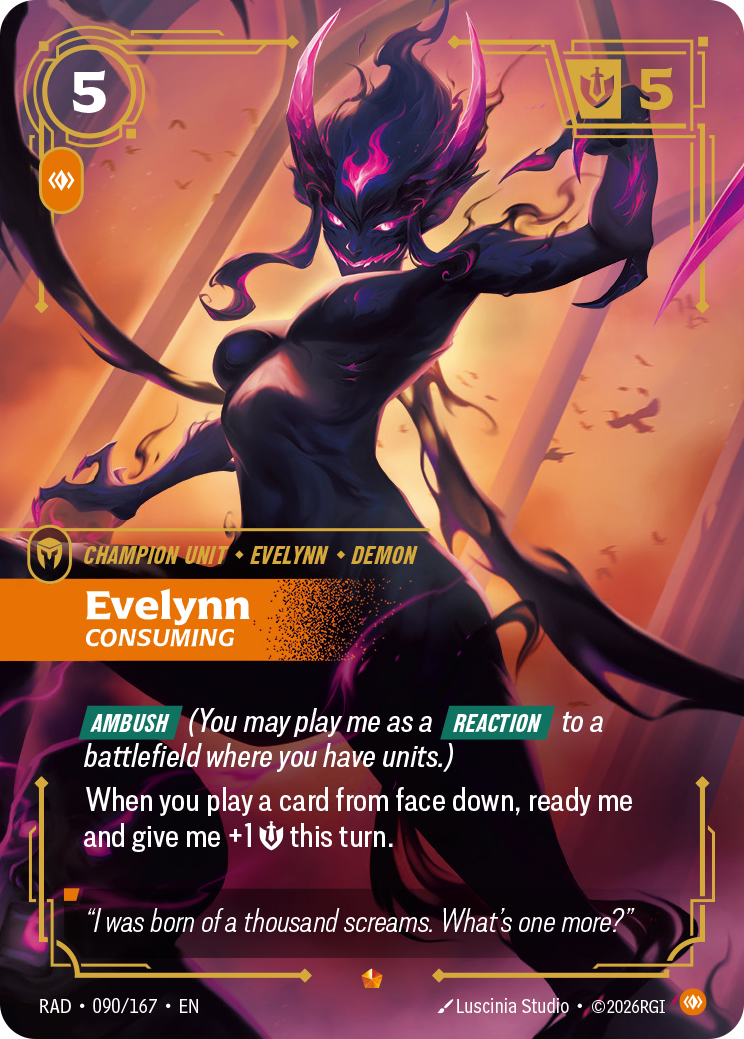 Evelynn, Consuming (Unit) (RAD-090/167) (Epic)