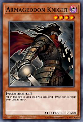 Armageddon Knight (MONSTER) (RA03-EN002) (SR/UR/SE/UL/PS/CR/QCSE)