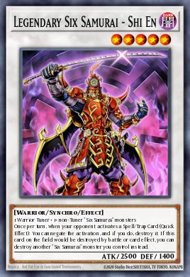 Legendary Six Samurai - Shi En (MONSTER) (RA03-EN250) (PS/QCSE)
