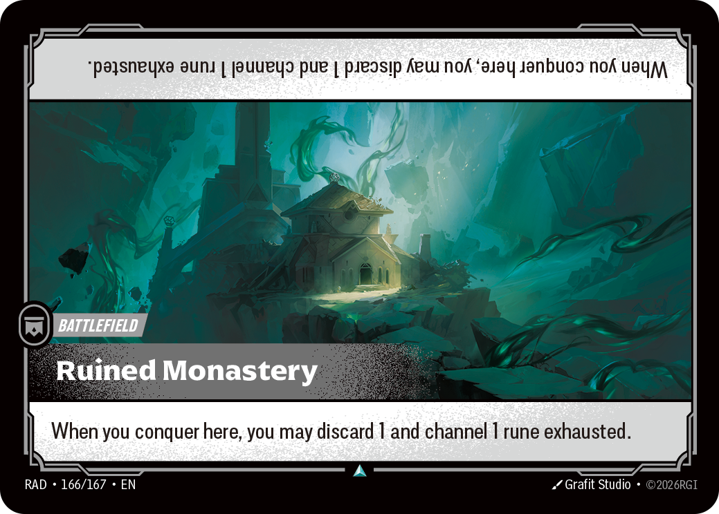 Ruined Monastery (Battlefield) (RAD-166/167) (Uncommon)