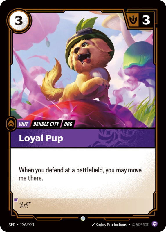 Loyal Pup (Unit) (SFD-126/221) (Common)