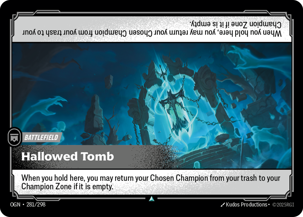 Hallowed Tomb (Battlefield) (OGN-281/298) (Uncommon)