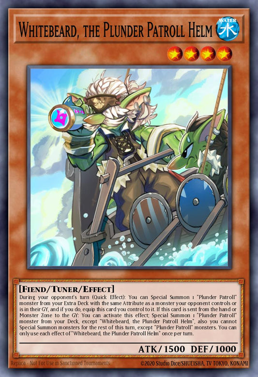 Whitebeard, the Plunder Patroll Helm (MONSTER) (GFP2-EN091)