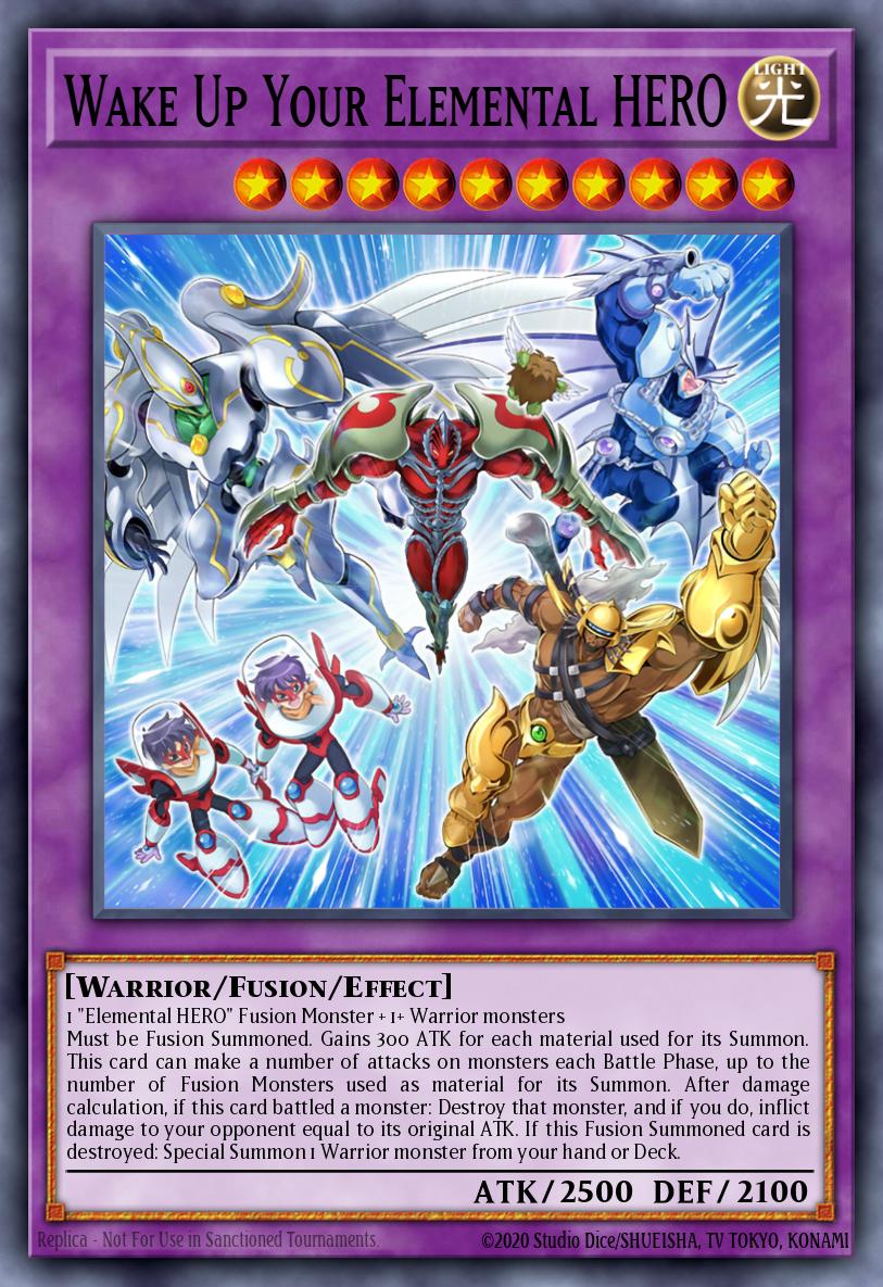 Wake Up Your Elemental HERO (MONSTER) (RA05-EN142) (UR/STAR)