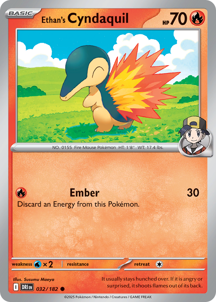 Ethan's Cyndaquil (Basic Pokémon) (DRI-032/182) (Common)