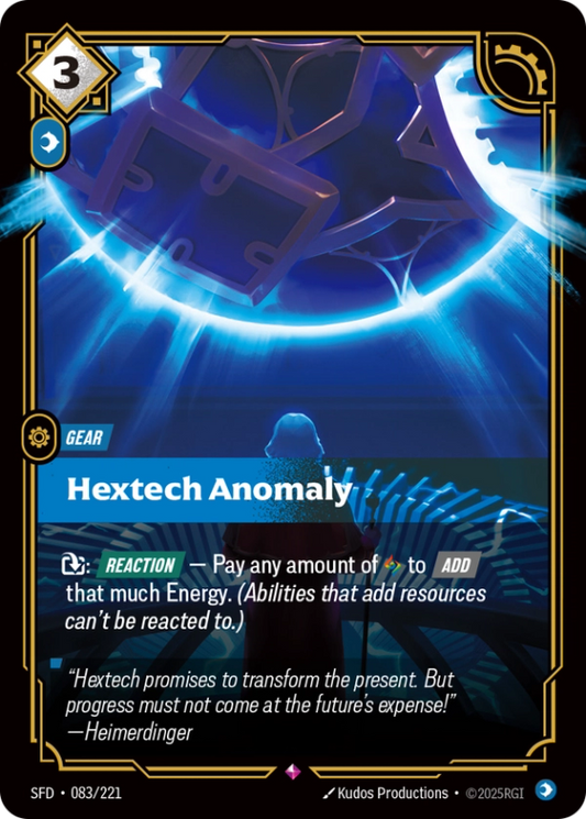 Hextech Anomaly (Gear) (SFD-083/221) (Rare)
