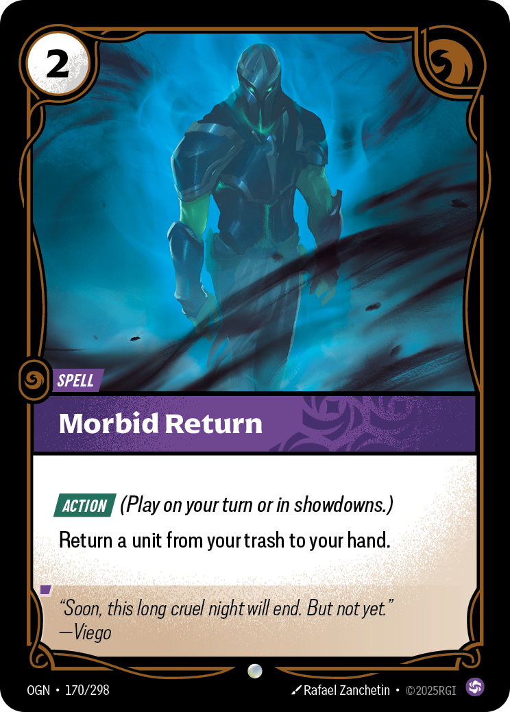 Morbid Return (Spell) (OGN-170/298) (Common)