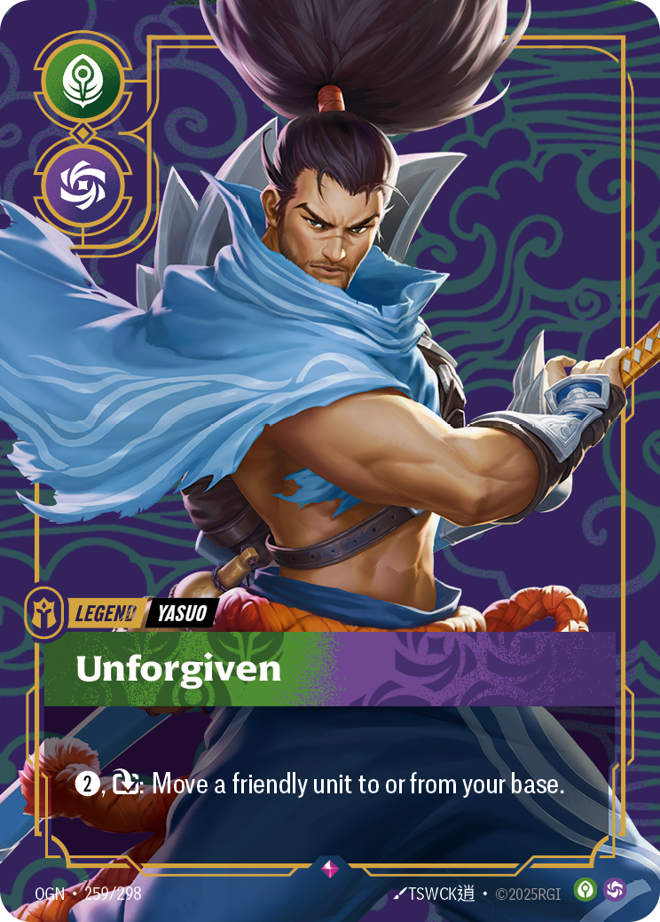 Unforgiven (Legend) (OGN-259/298) (Rare)