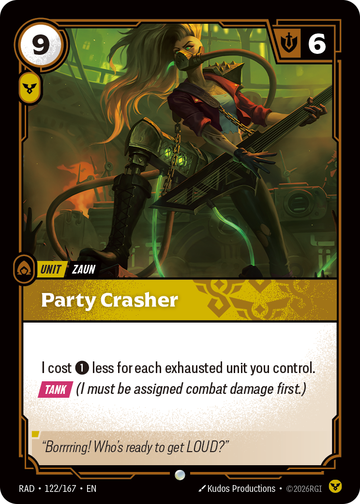 Party Crasher (Unit) (RAD-122/167) (Common)