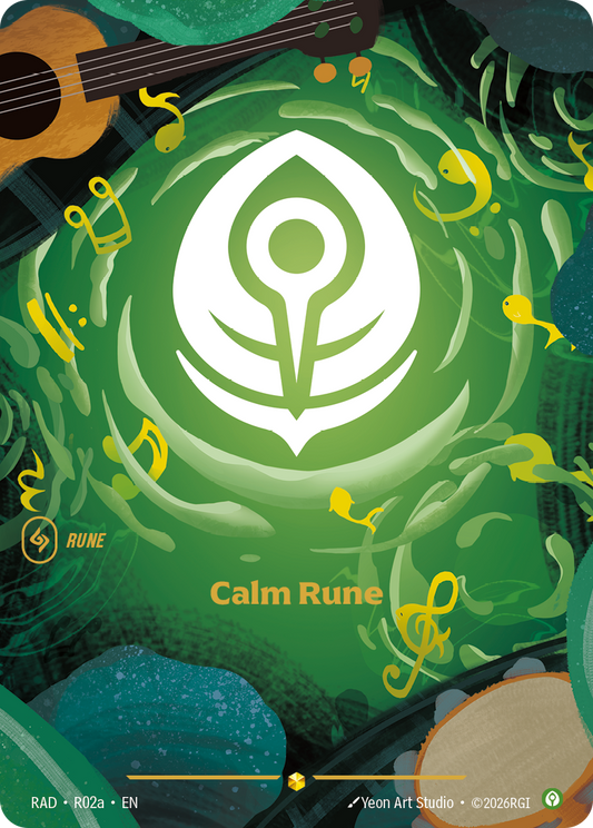 Calm Rune (Rune) (RAD-R02a) (Showcase) (Alternate Art)
