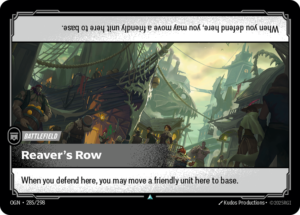 Reaver's Row (Battlefield) (OGN-285/298) (Uncommon)