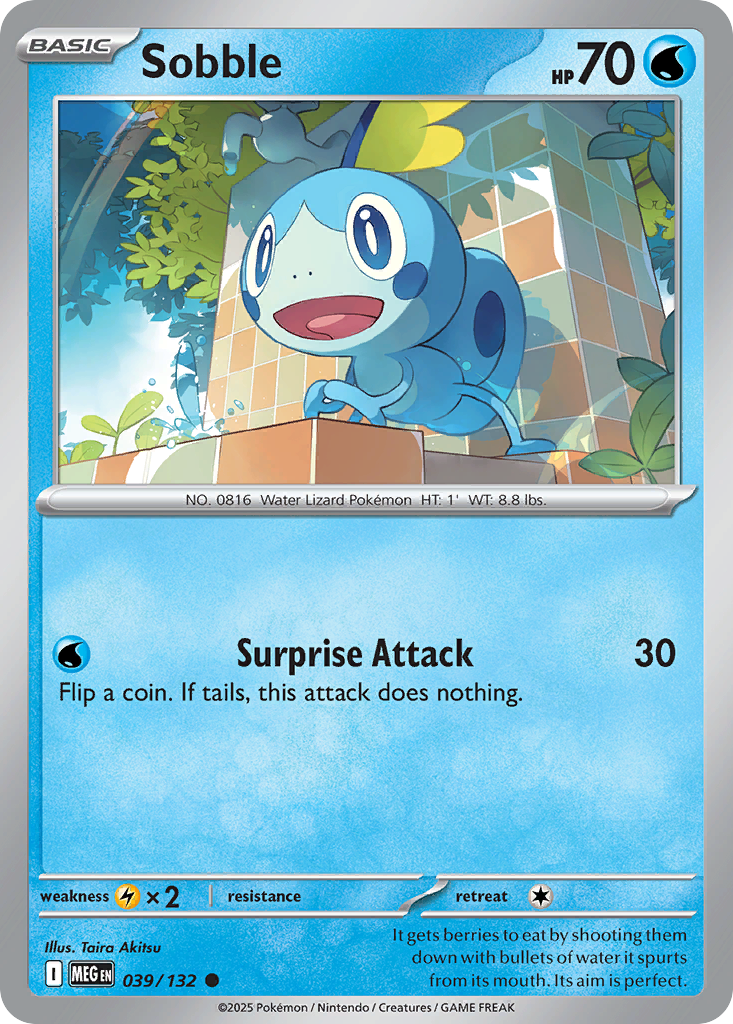 Sobble (Basic Pokémon) (MEG-039/132) (Common)