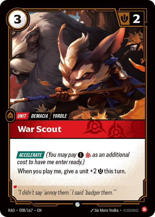 War Scout (Unit) (RAD-008/167) (Common)