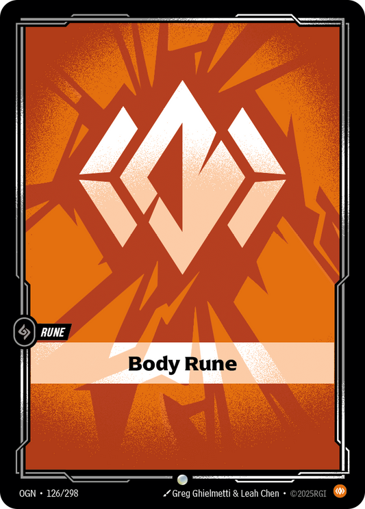 Body Rune (Basic Rune) (OGN-126/298) (Common)