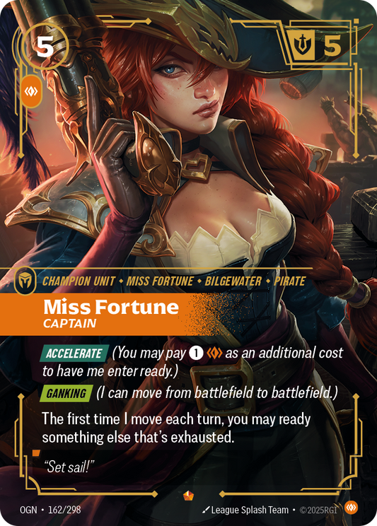 Miss Fortune, Captain (Champion Unit) (OGN-162/298) (Epic)