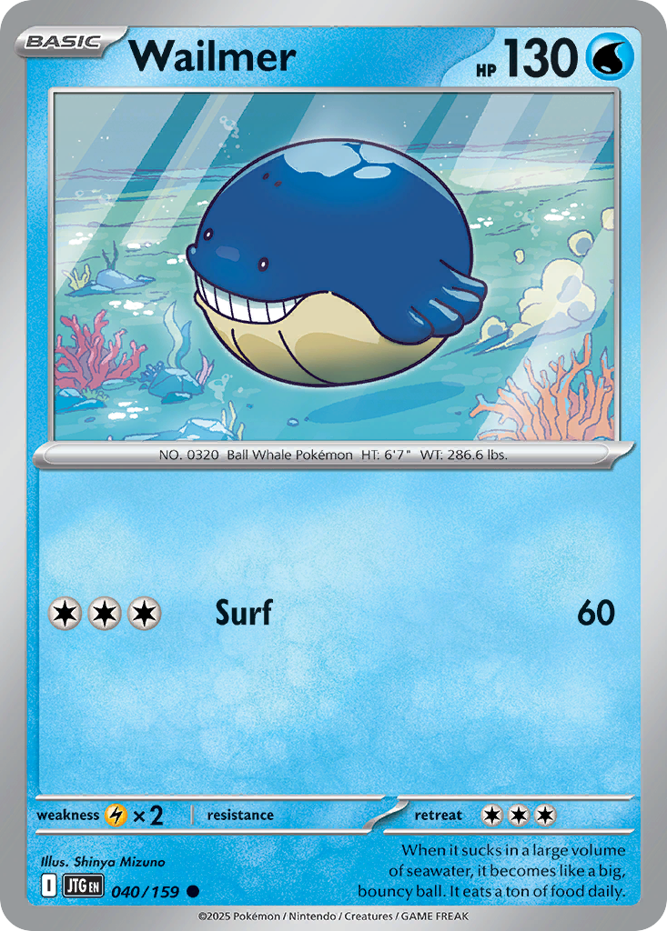 Wailmer (Basic Pokémon) (JTG-040/159) (Common)