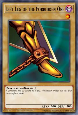 Left Leg of the Forbidden One (MONSTER) (LOB-EN121) (ULTRA RARE)