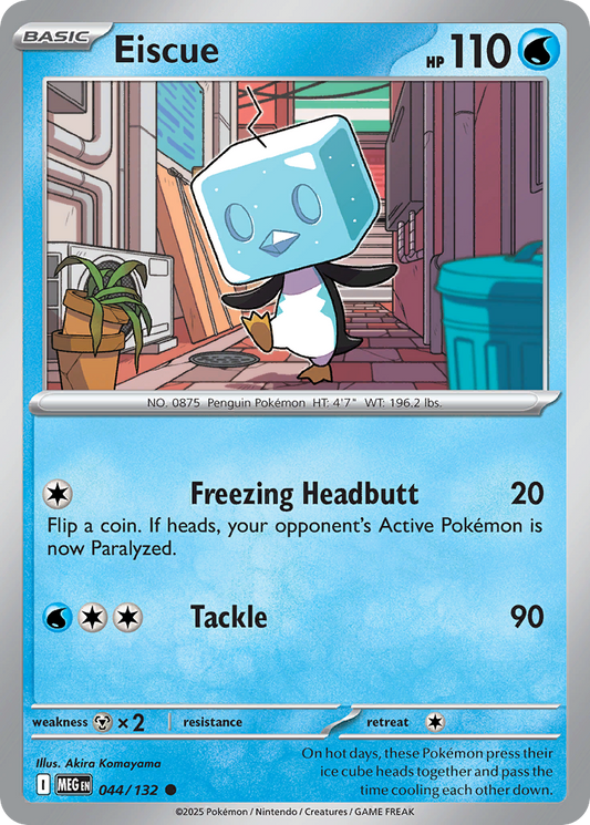 Eiscue (Basic Pokémon) (MEG-044/132) (Common)