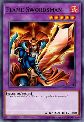 Flame Swordsman (MONSTER) (LOB-EN003) (SUPER RARE)