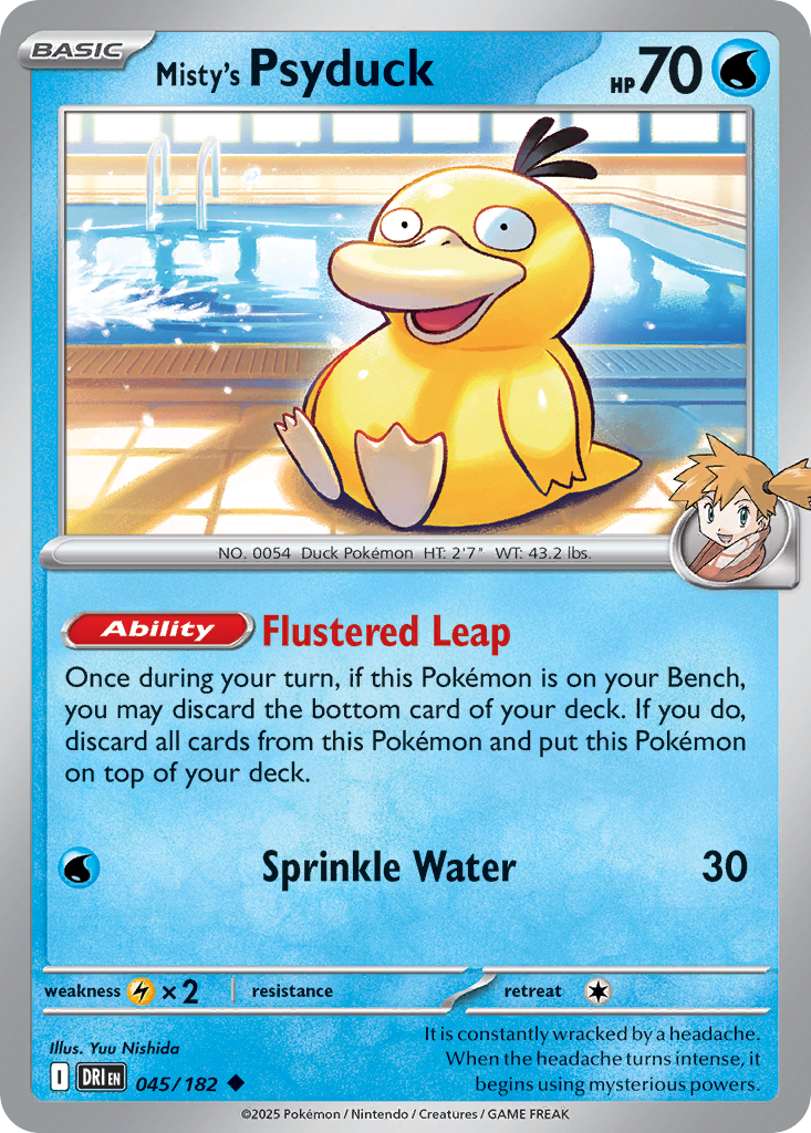 Misty's Psyduck (Basic Pokémon) (DRI-045/182) (Uncommon)