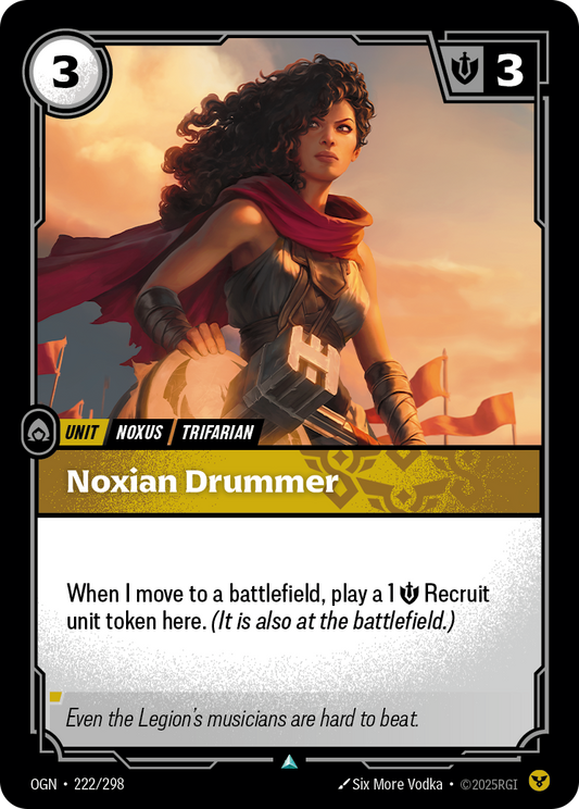 Noxian Drummer (Unit) (OGN-222/298) (Uncommon)