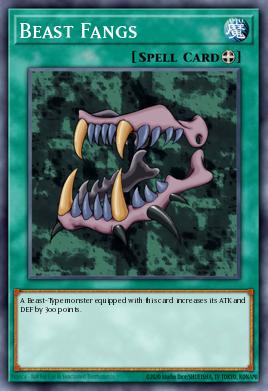 Beast Fangs (SPELL) (LOB-EN041) (COMMON)