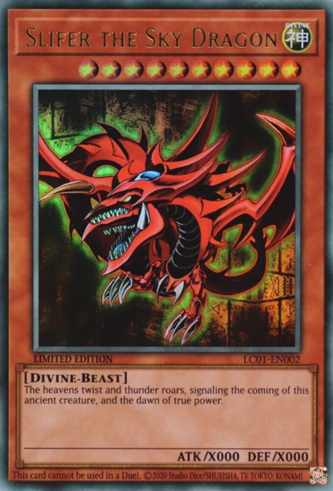 Slifer The Sky Dragon (Monster) (LC01-EN002) (25th Anniversary Edition) Legendary Collection (Limited Edition)