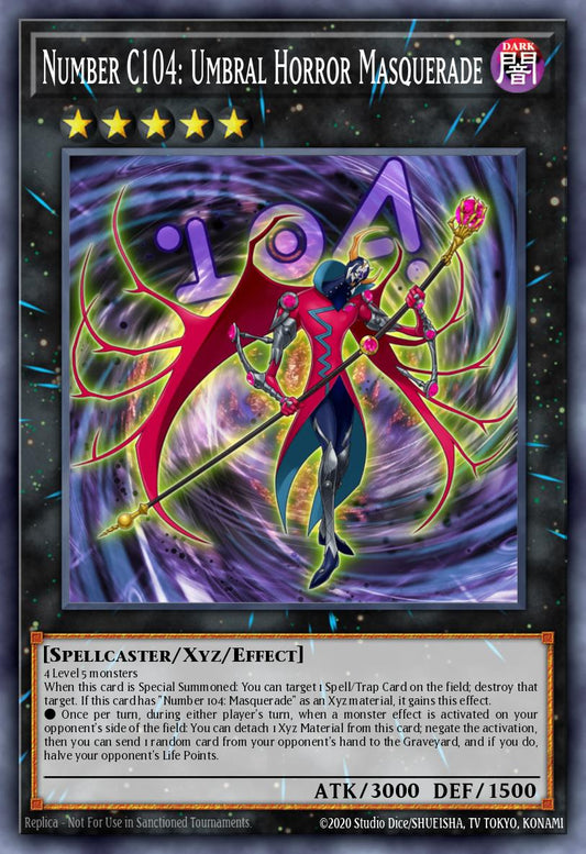 Number C104: Umbral Horror Masquerade (MONSTER) (RA05-EN046)