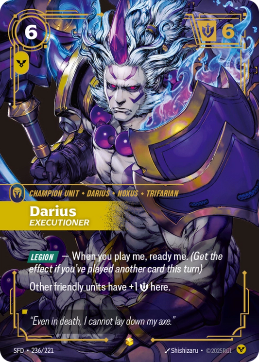 Darius Executioner (Champion Unit) (SFD-236/221) (Showcase)
