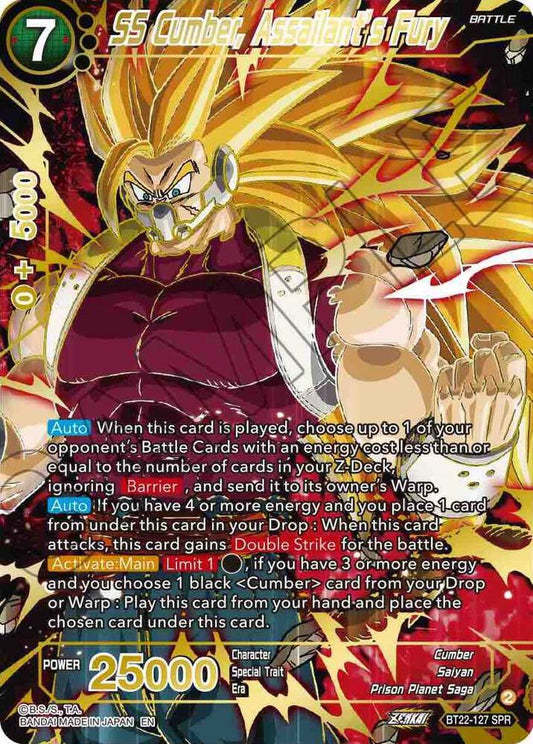 SS Cumber, Assailant's Fury (BT22-127) (SPR)