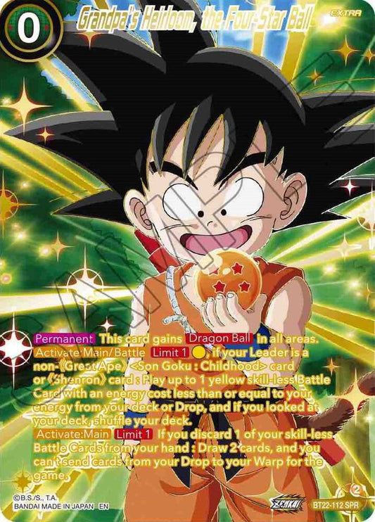 Grandpa's Heirloom, the Four-Star Ball (BT22-112) (SPR)