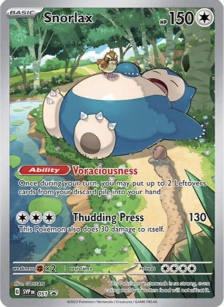 Snorlax 051 (SVP) (Black Star Promo)
