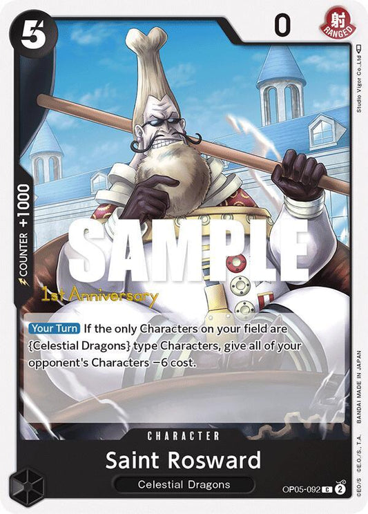 Saint Rosward (Character) (OP05-092) (C) (1st Anniversary) (Promo)