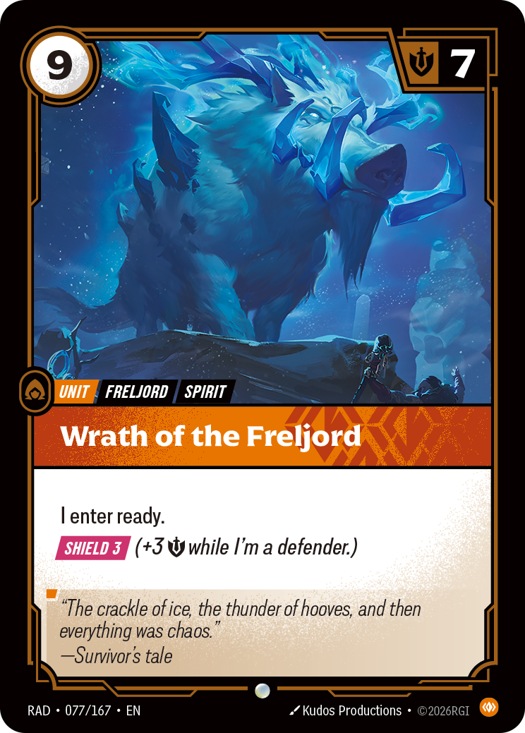 Wrath of the Freljord (Unit) (RAD-077/167) (Common)