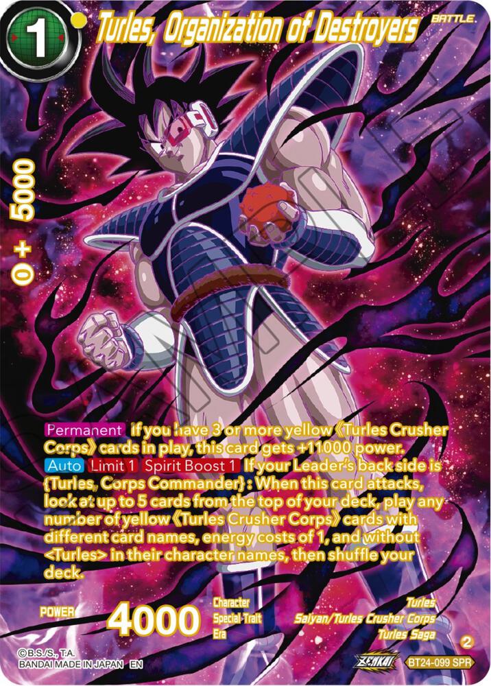 Turles, Organization of Destroyers (BT24-099) (SPR)