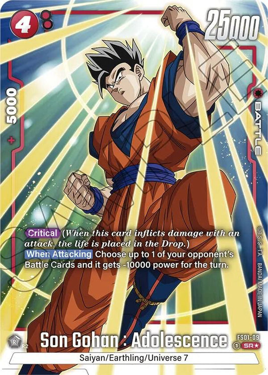 Son Gohan : Adolescence (Battle) (FS01-09) (SR) (Alternate Art)