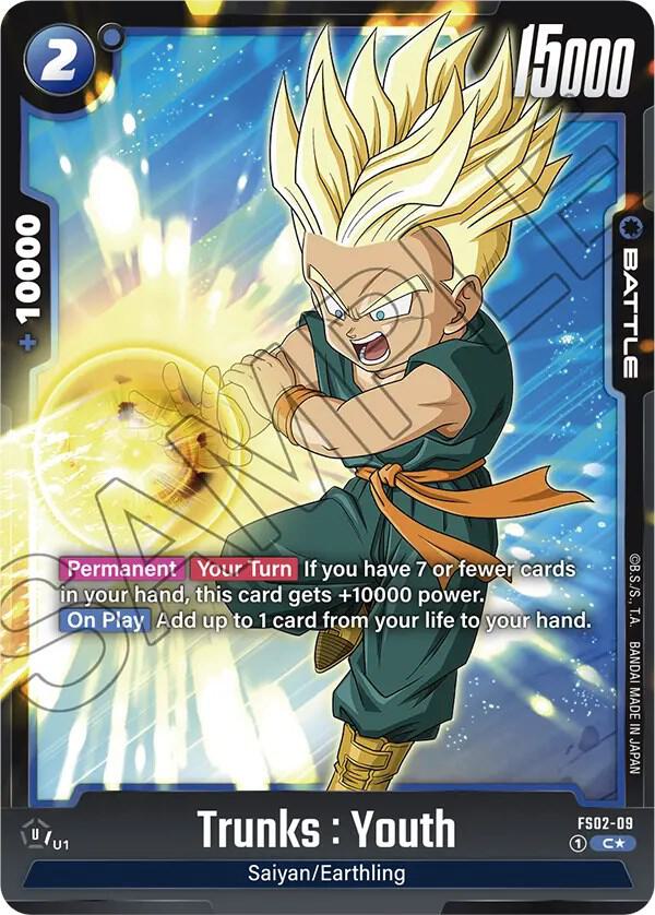 Trunks : Youth (Battle) (FS02-09) (C) (Alternate Art)