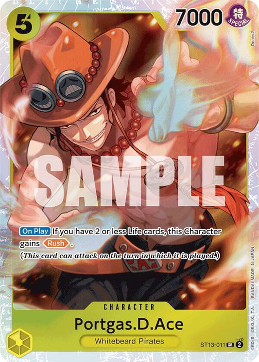 Portgas D Ace (Character) (ST13-011) (SR)