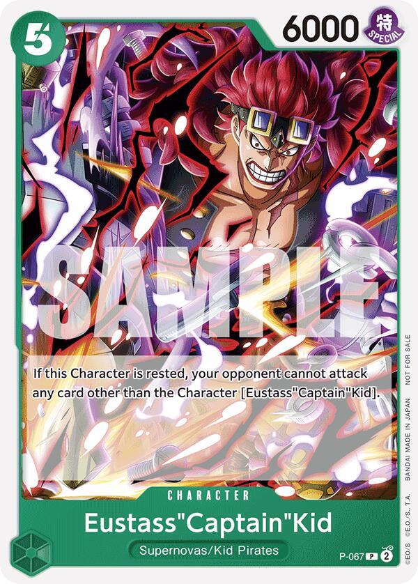 Eustass Captain Kid (Character) (P-067) (P) (Promo)