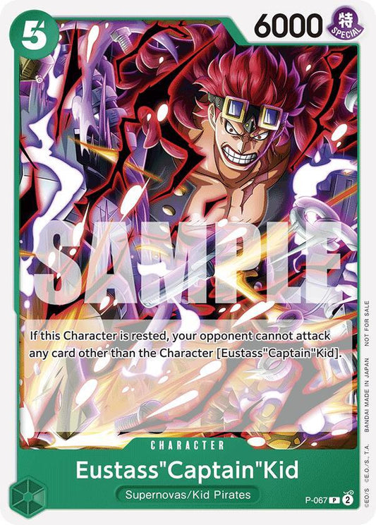 Eustass Captain Kid (Character) (P-067) (P) (Promo)
