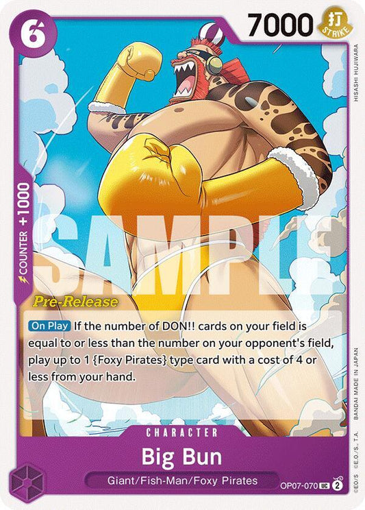 Big Bun (Character) (OP07-070) (UC) (Pre-Release)