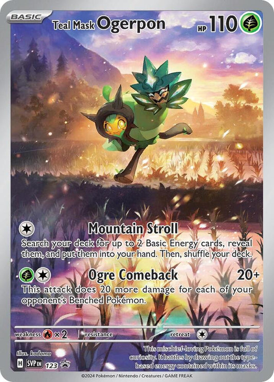Teal Mask Ogerpon 123 (SVP) (Black Star Promo)