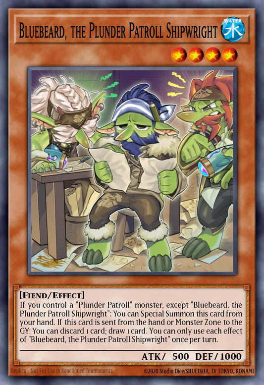 Bluebeard, the Plunder Patroll Shipwright (MONSTER) (GFP2-EN093) (UR)