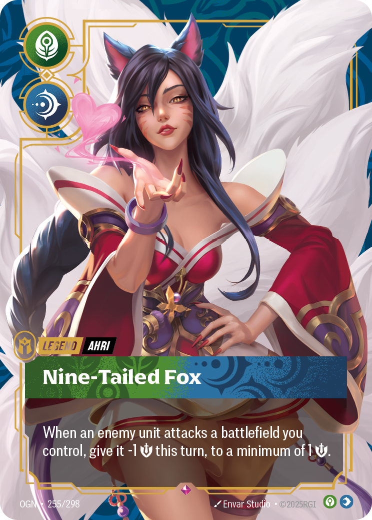 Nine-Tailed Fox (Legend) (OGN-255/298) (Rare)