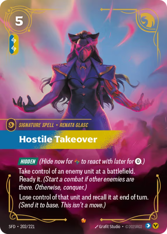 Hostile Takeover (Signature Spell) (SFD-202/221) (Epic)