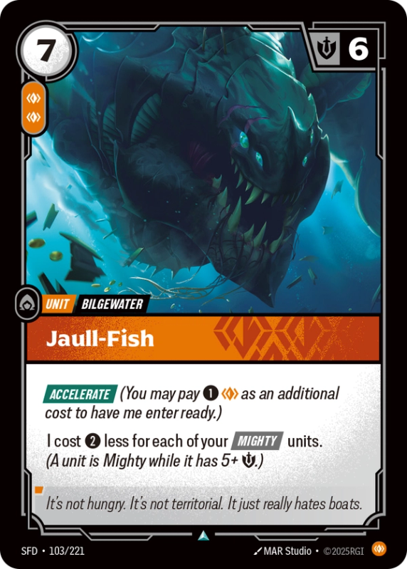 Jaull-Fish (Unit) (SFD-103/221) (UnCommon)