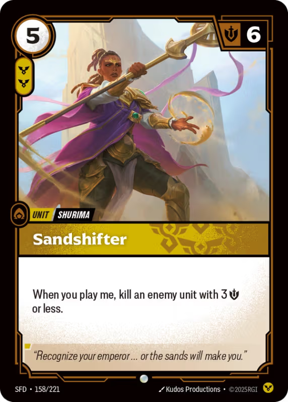 Sandshifter (Unit) (SFD-158/221) (Common)